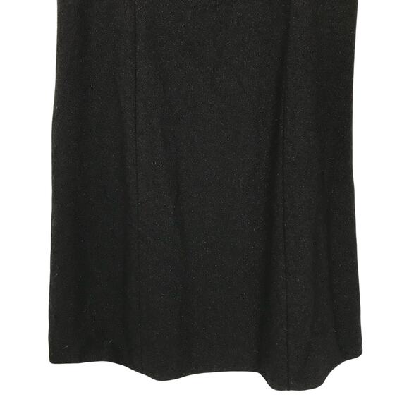 Ralph Lauren Collection Purple Label Black Wool Dress Sz 10 - Picture 3 of 8